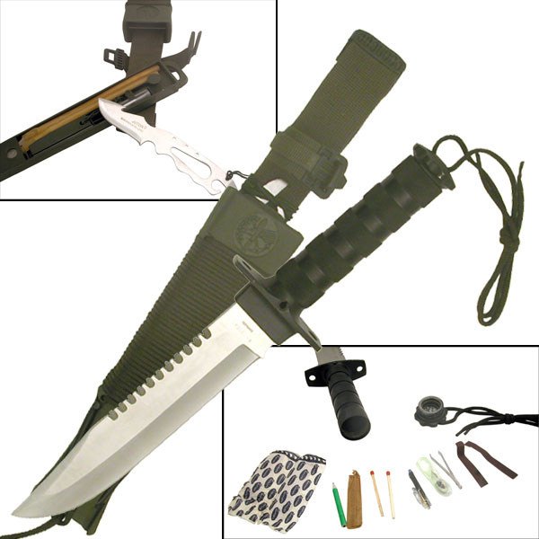 Survival Knife With Sheath