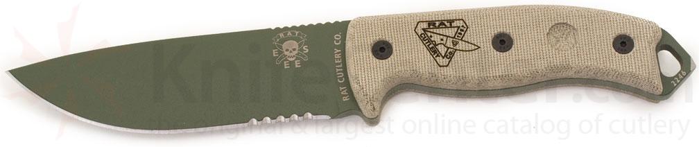 ESEE Knives ESEE-5 OD Plain Blade Knife 01